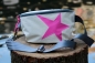 Preview: Segeltuch Bauchtasche mit pinken Stern